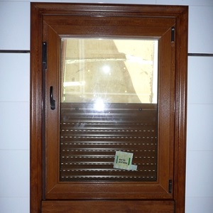 Vista interior de ventana en PVC
